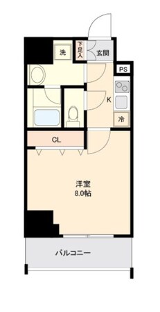 大島駅 徒歩4分 14階の物件間取画像